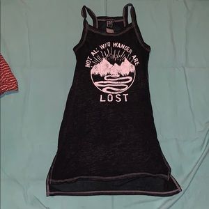 Modern Lux Not all Who Wander are Lost tank XS